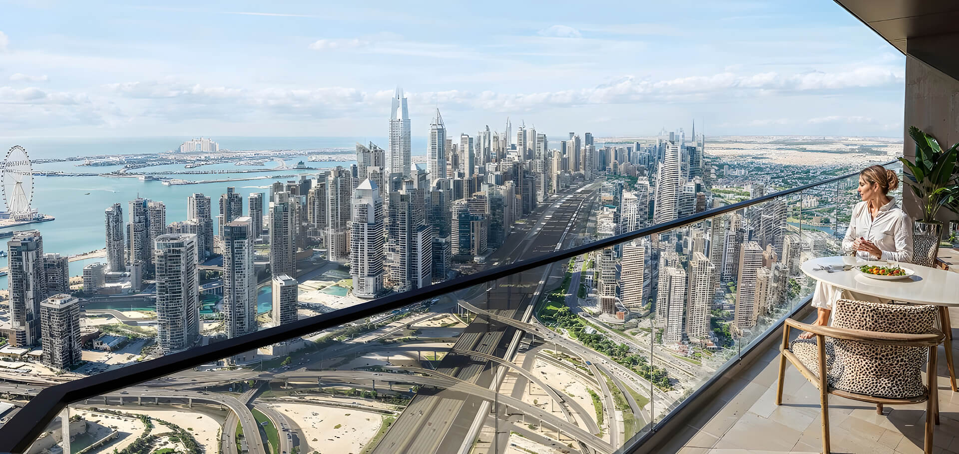 Расположение Sobha Central